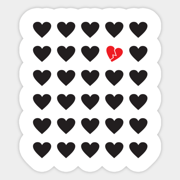 love outcast Sticker by somatosis